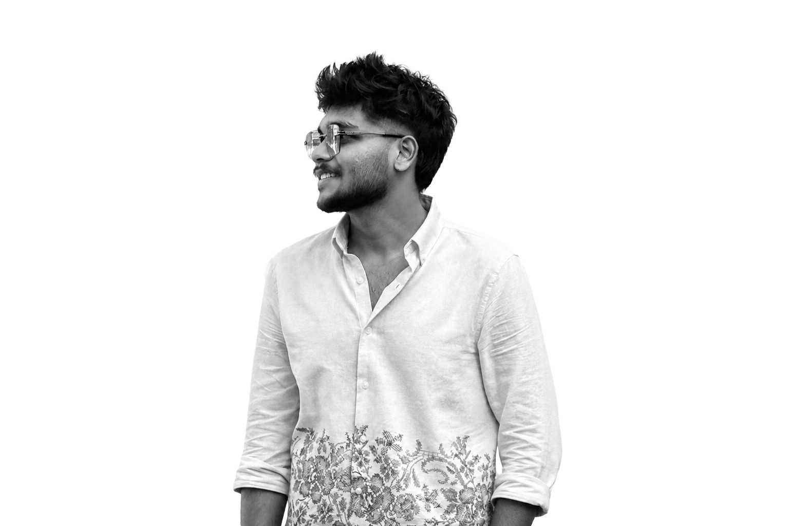 Freelance Digital Marketing Expert In Kollam, looking left with sunglass